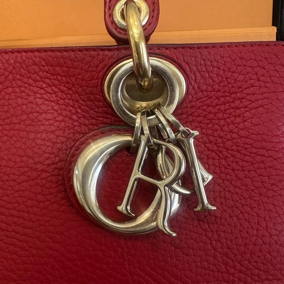 Dior Cherry Red Leather Bag - Picture 2 of 10